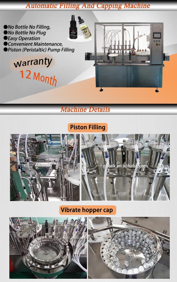 Monoblock nhỏ tự động tinh dầu máy